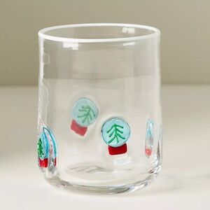 Anthropologie The Festive Icon Juice Glass